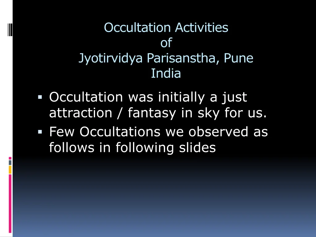 occultation activities of jyotirvidya parisanstha 2