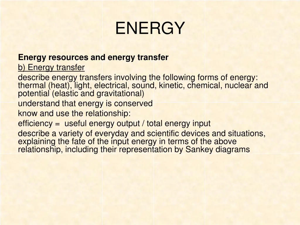 energy
