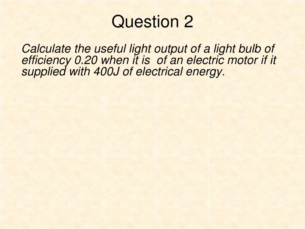 question 2