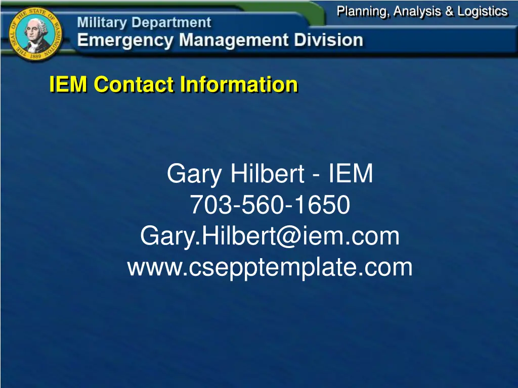 planning analysis logistics 10