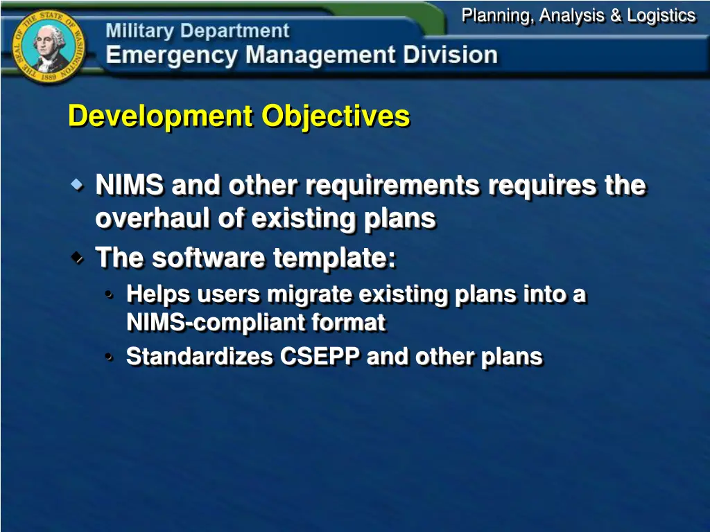 planning analysis logistics 5