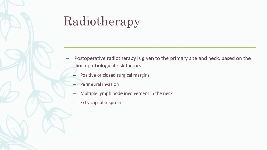 radiotherapy