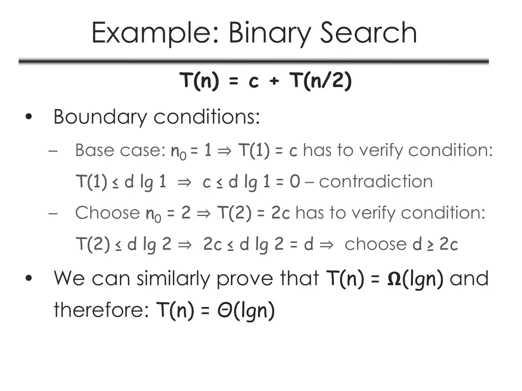 example binary search 1