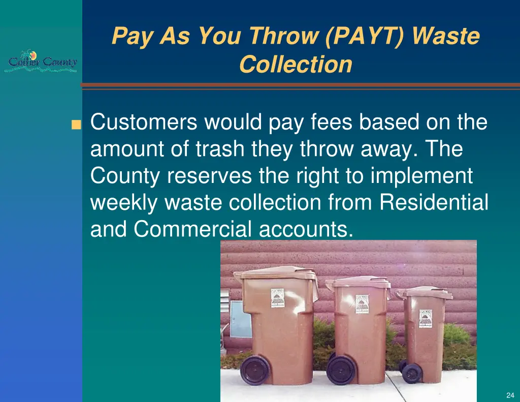 pay as you throw payt waste collection