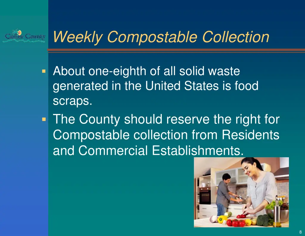 weekly compostable collection