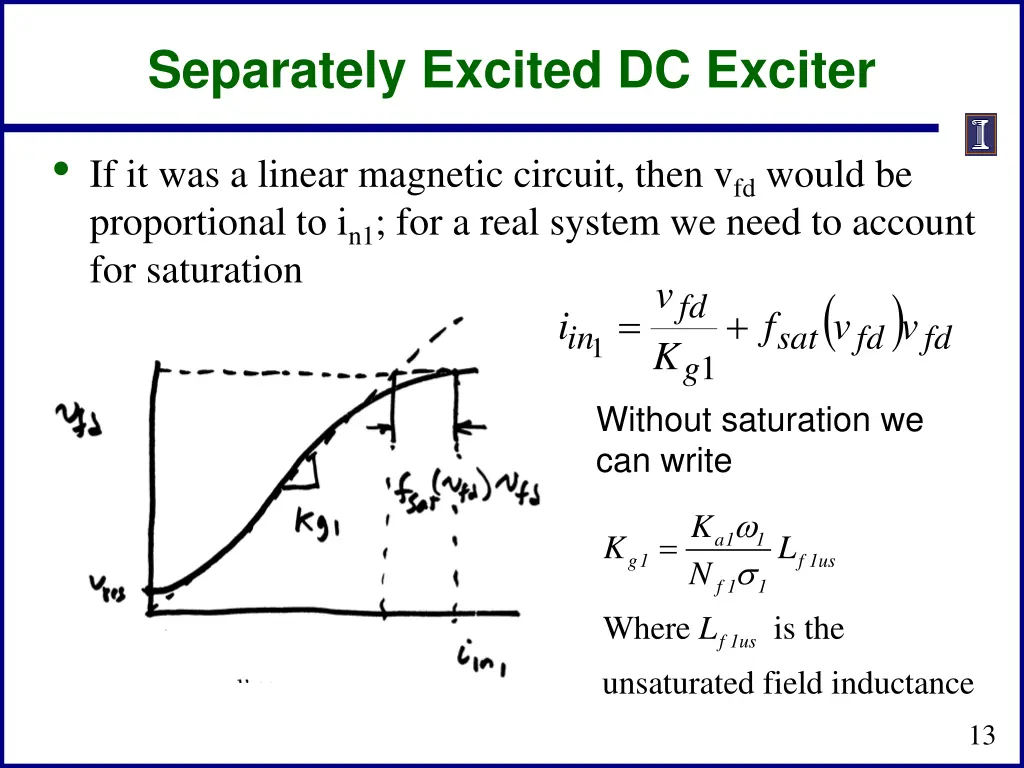 separately excited dc exciter 2