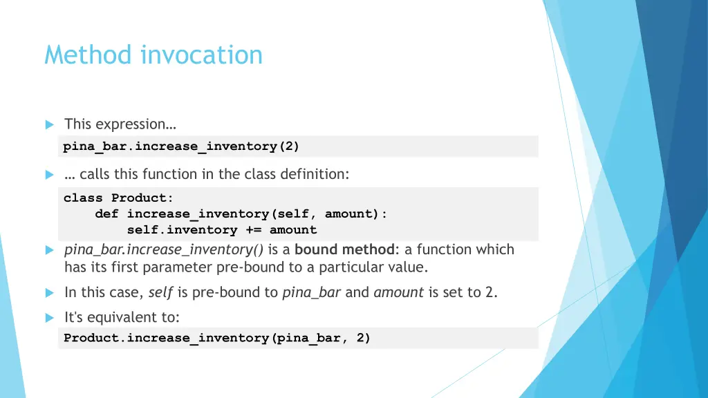 method invocation