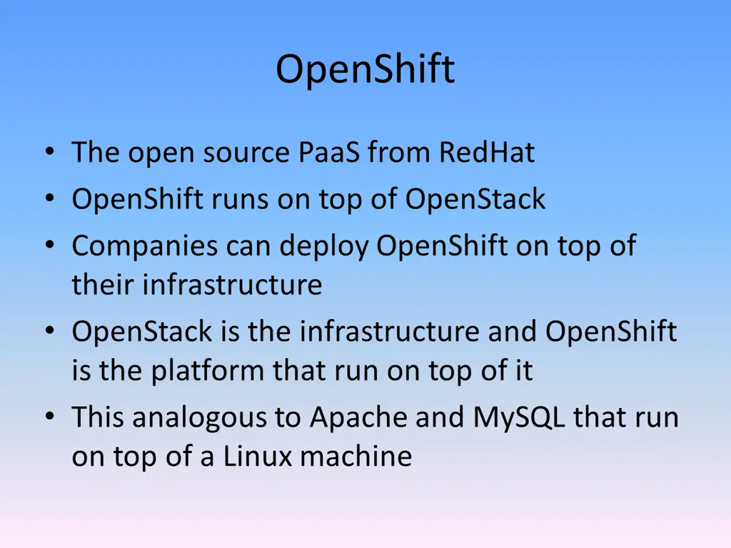 openshift