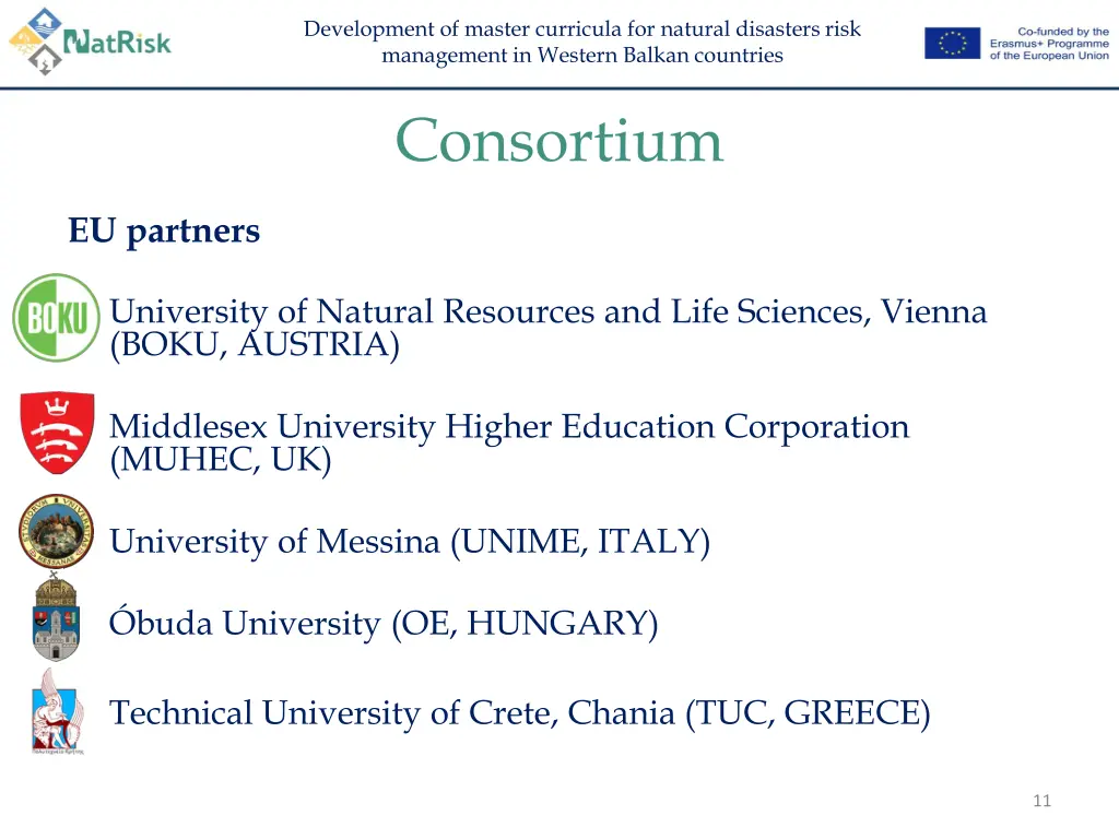 development of master curricula for natural 10