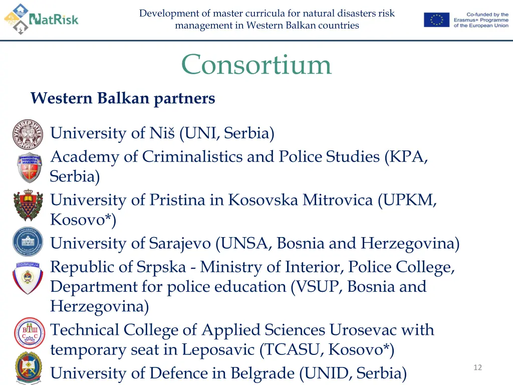 development of master curricula for natural 11