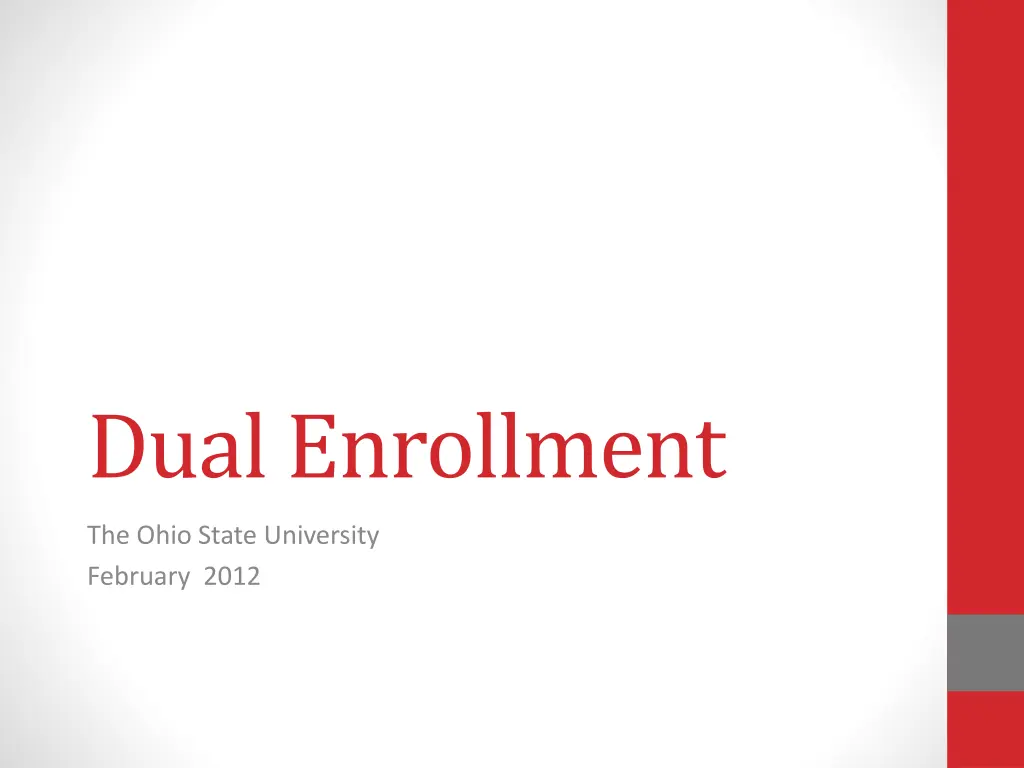 dual enrollment
