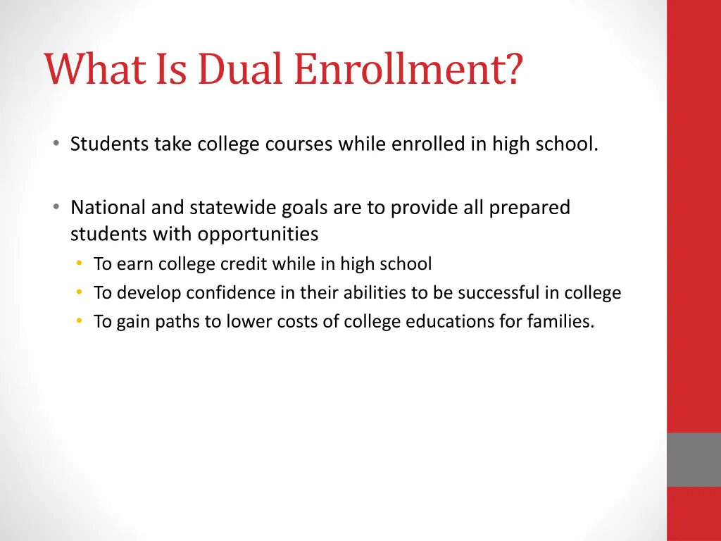 what is dual enrollment