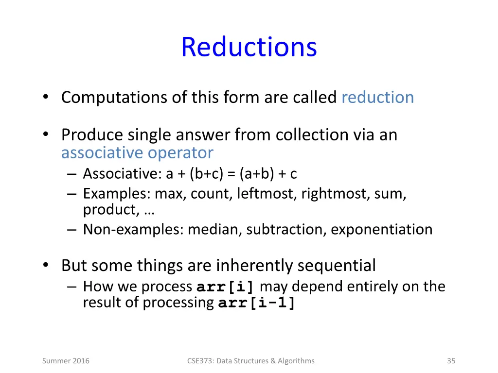 reductions