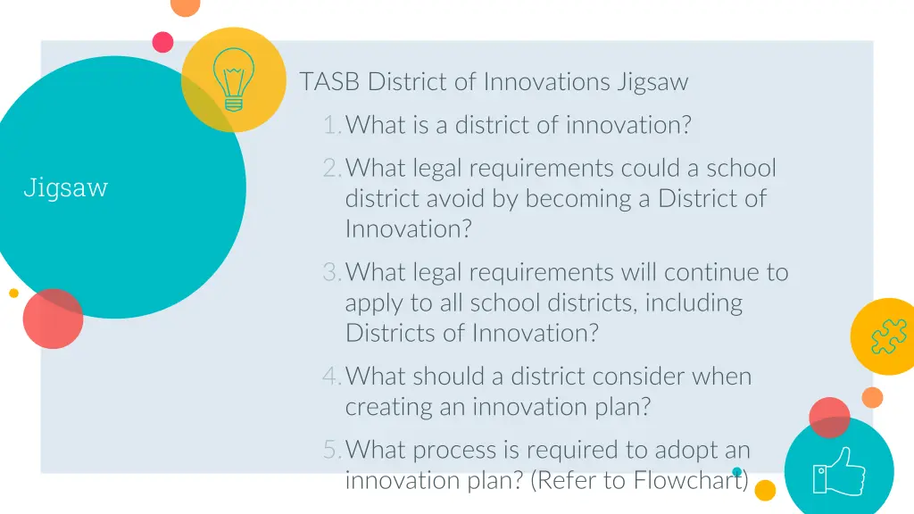 tasb district of innovations jigsaw 1 what