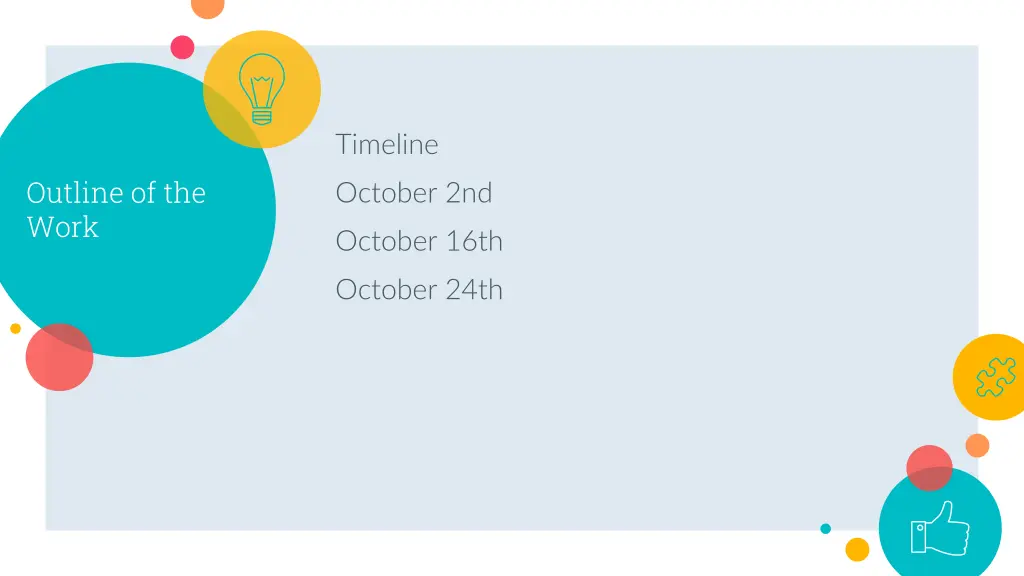timeline october 2nd october 16th
