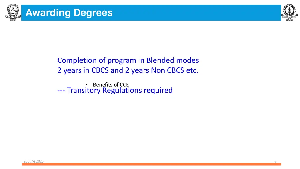awarding degrees