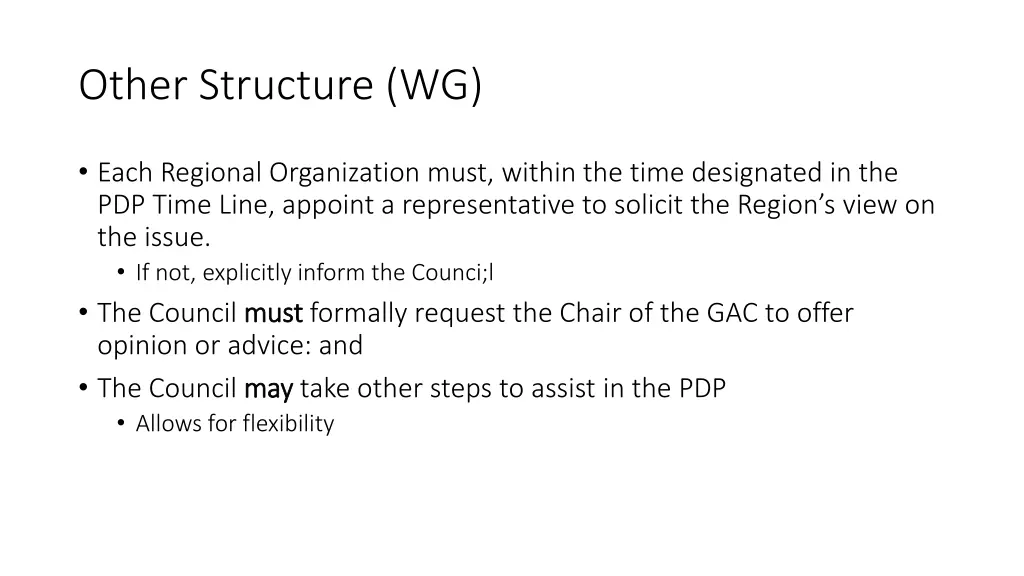 other structure wg