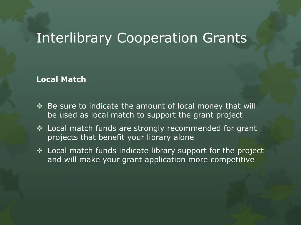 interlibrary cooperation grants 5