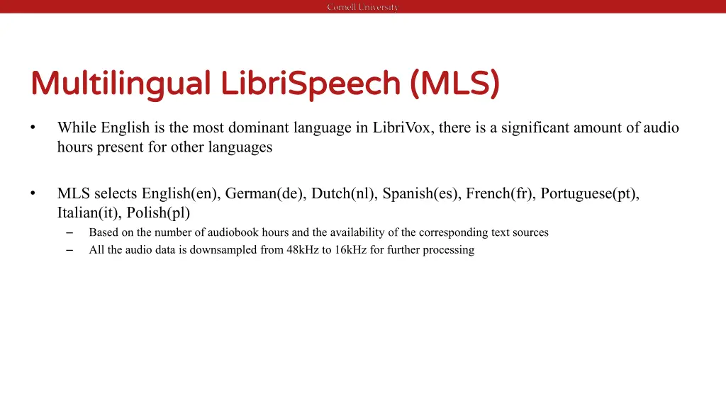 multilingual multilingual librispeech 1