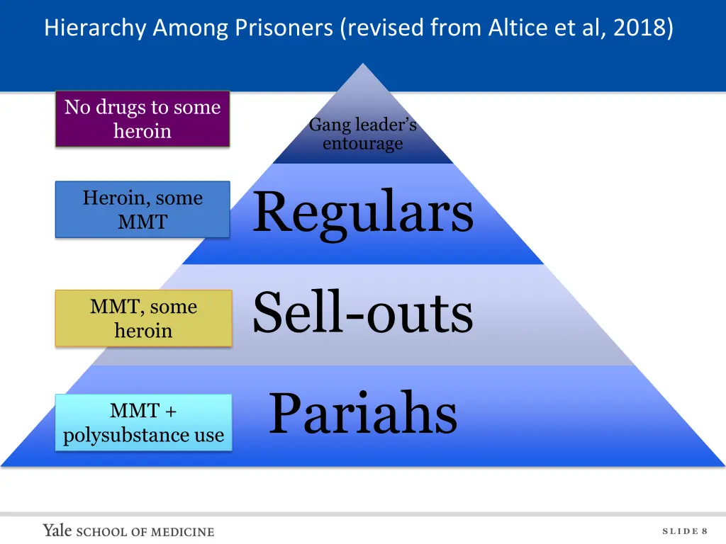 hierarchy among prisoners revised from altice