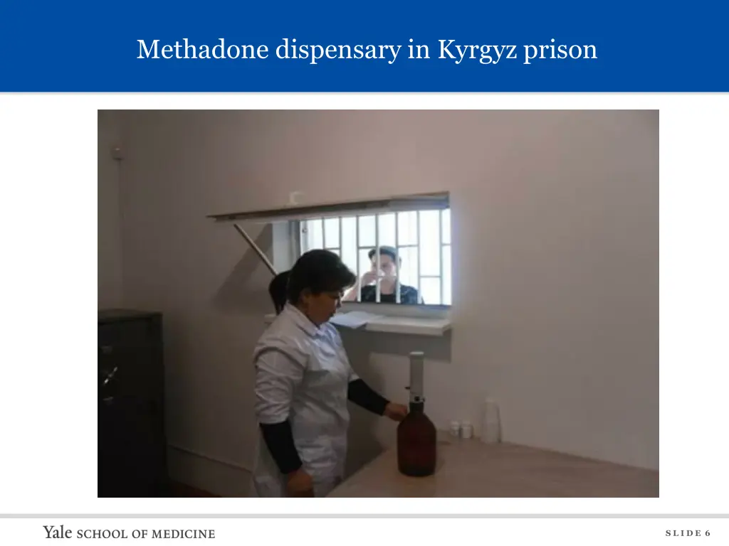 methadone dispensary in kyrgyz prison