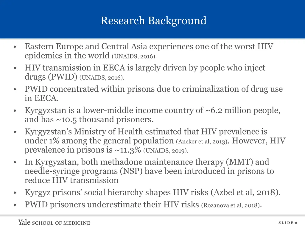 research background