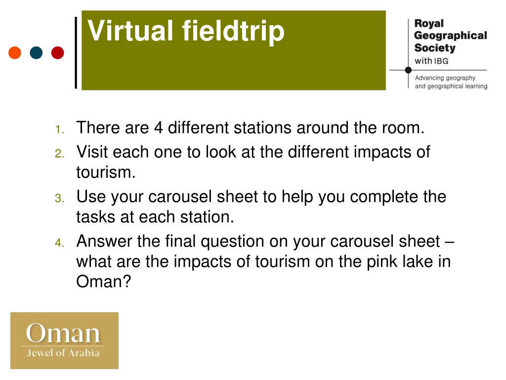 virtual fieldtrip 1