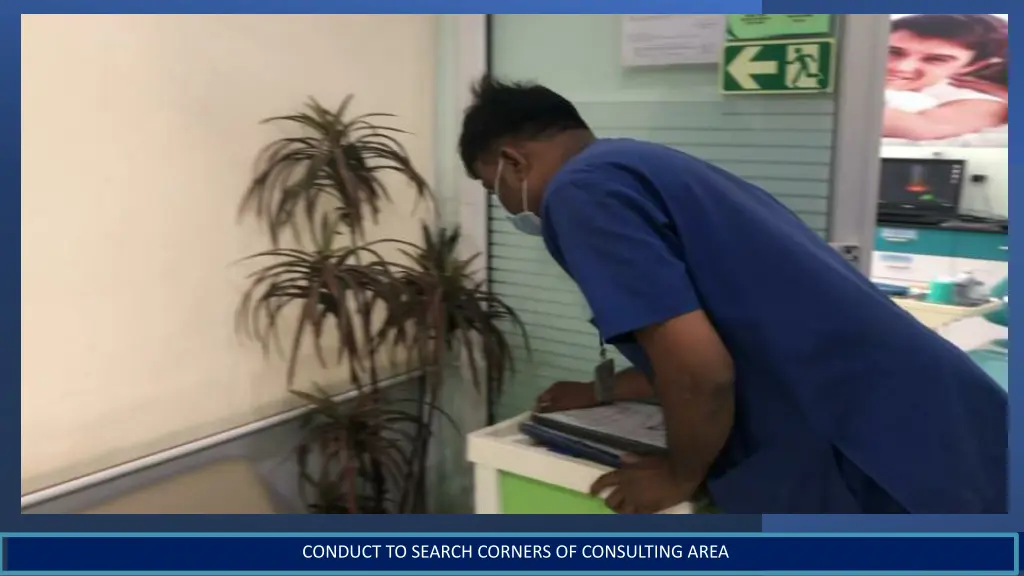 conduct to search corners of consulting area