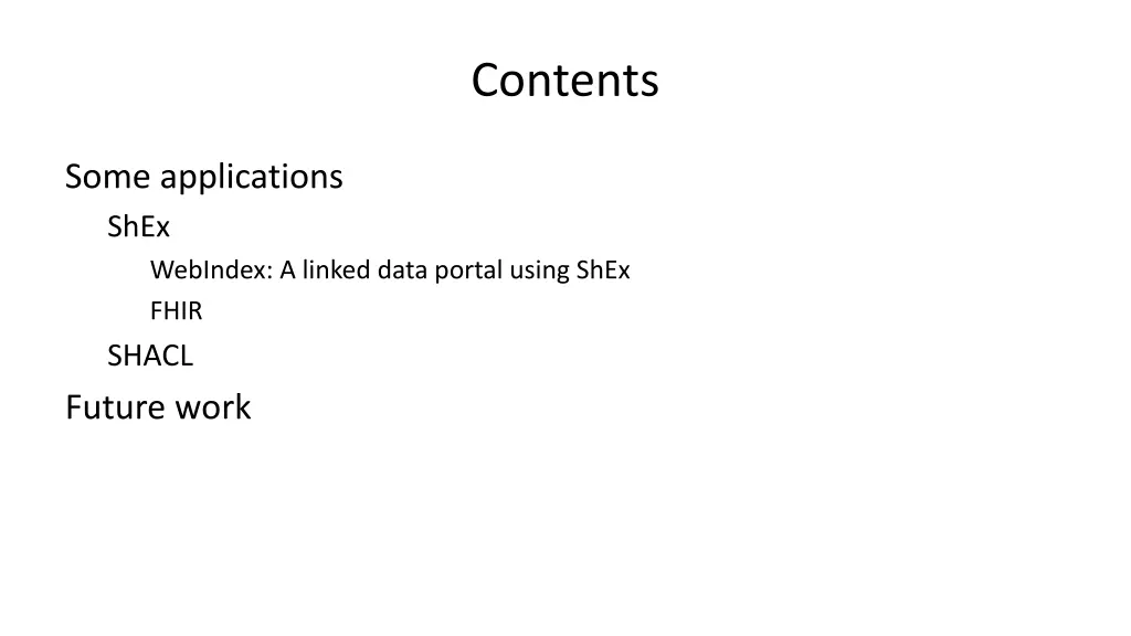 contents