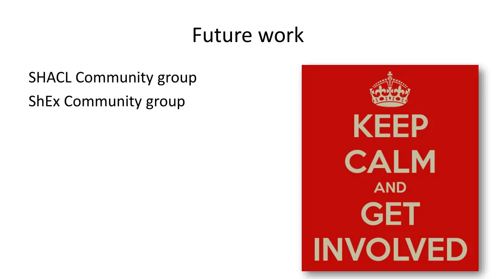 future work