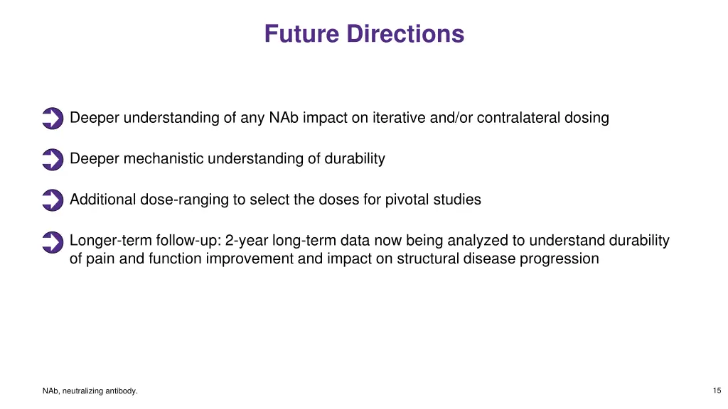 future directions