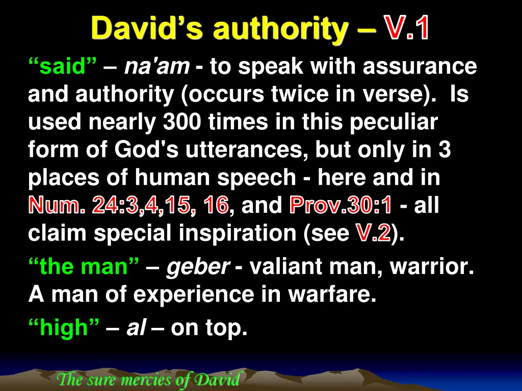 david s authority v 1 said na am to speak with