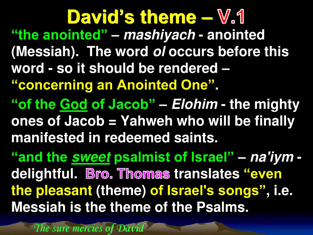 david s theme v 1 the anointed mashiyach anointed