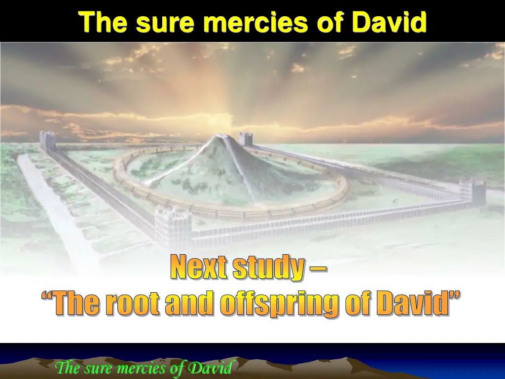 the sure mercies of david