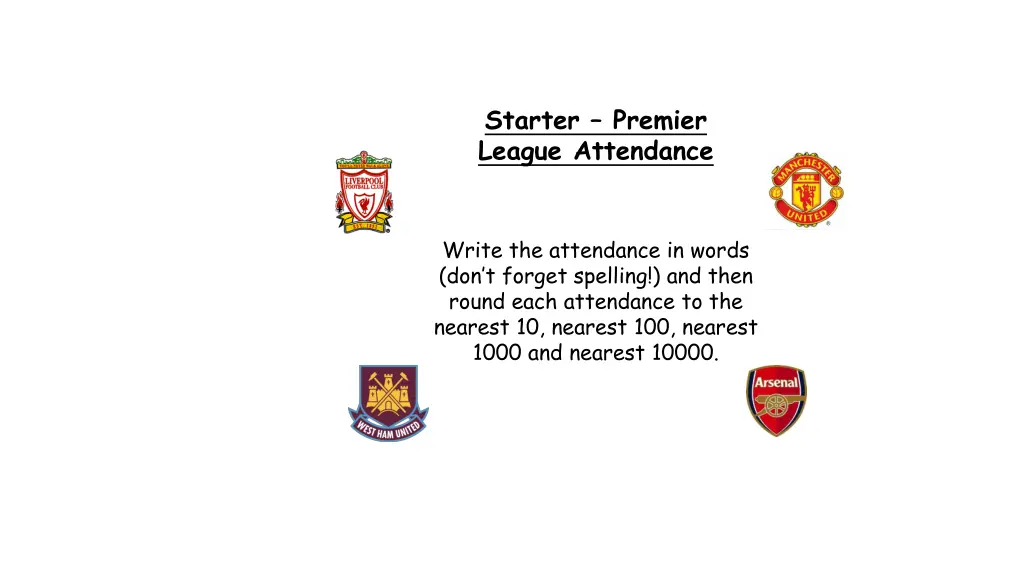 starter premier league attendance