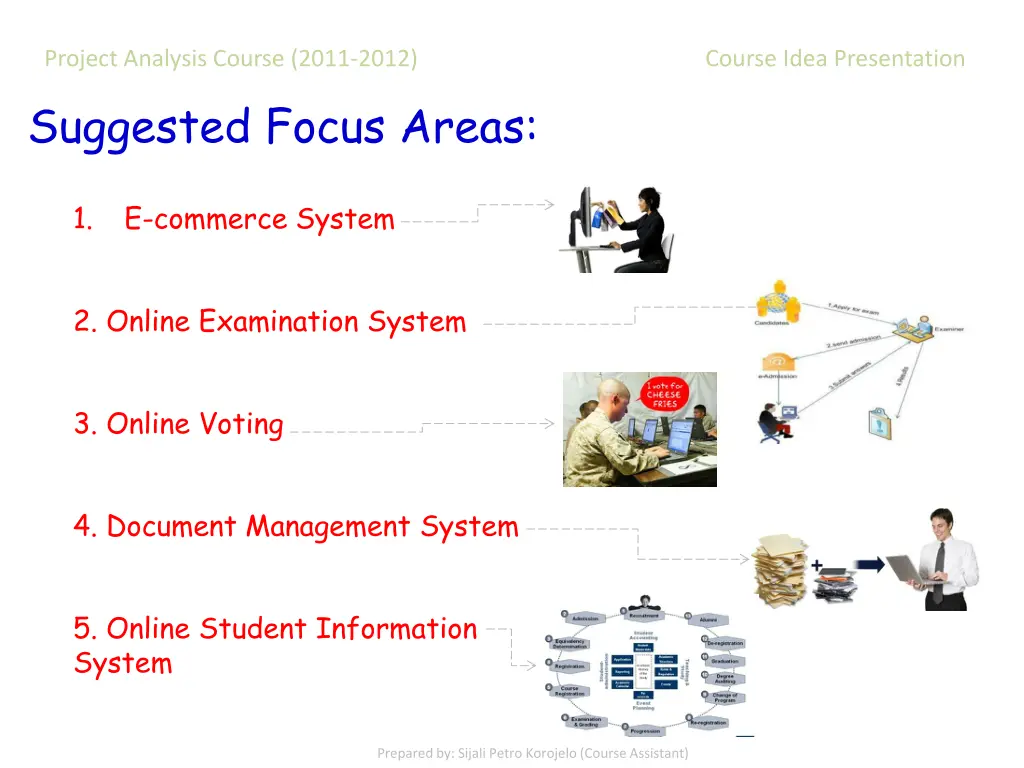 project analysis course 2011 2012 course idea 1