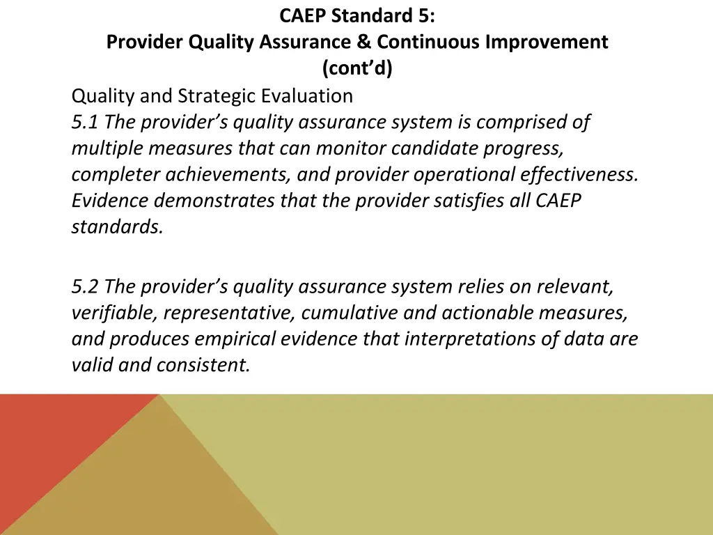 caep standard 5 1
