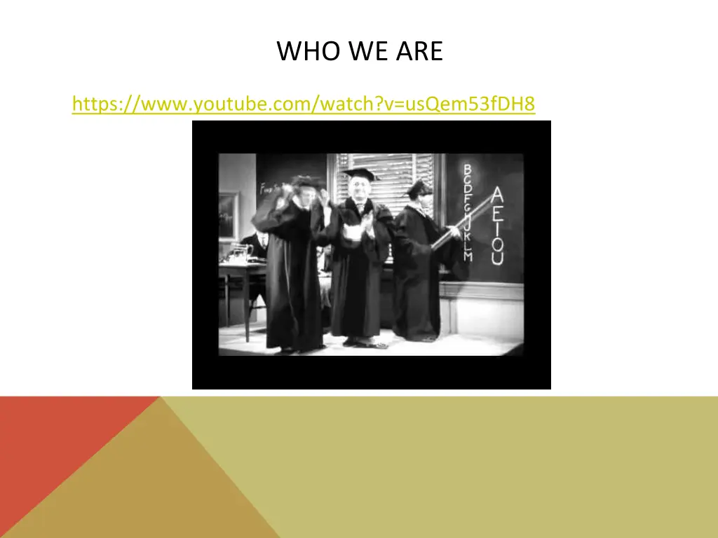 who we are