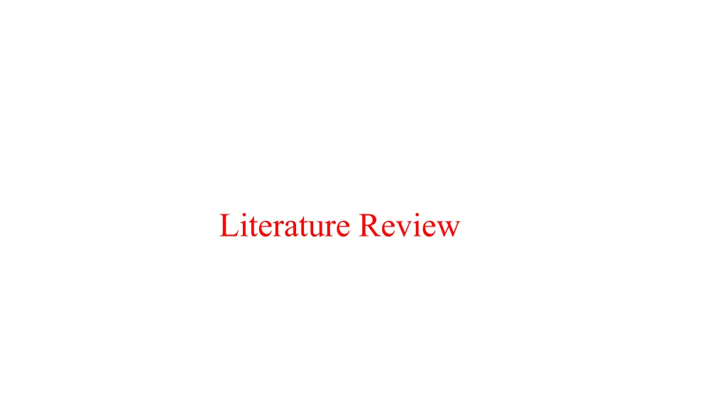 literature review