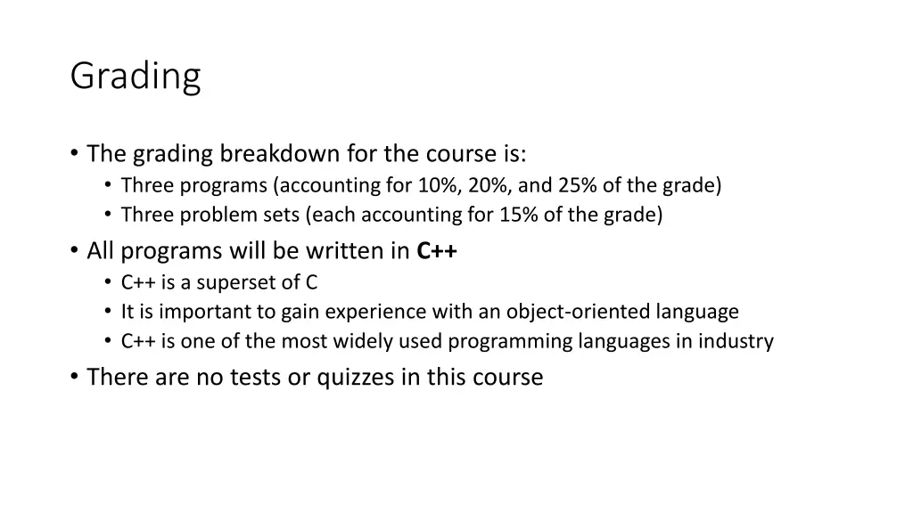 grading