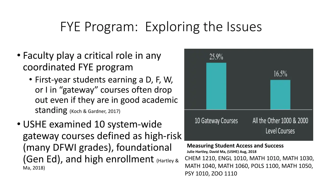 fye program exploring the issues 1