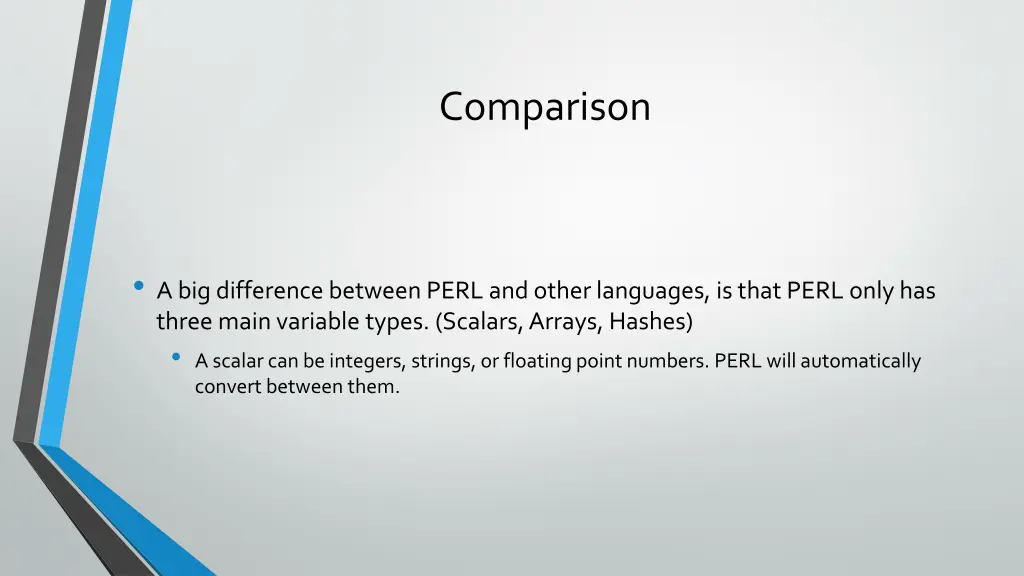 comparison