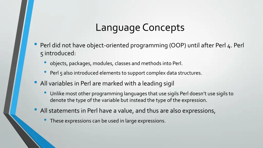 language concepts