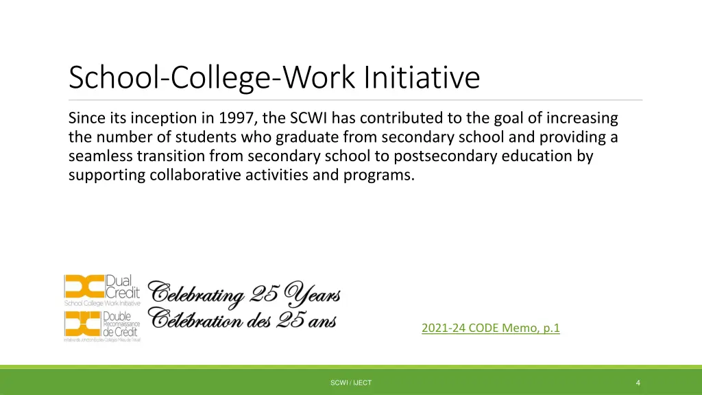 school college work initiative