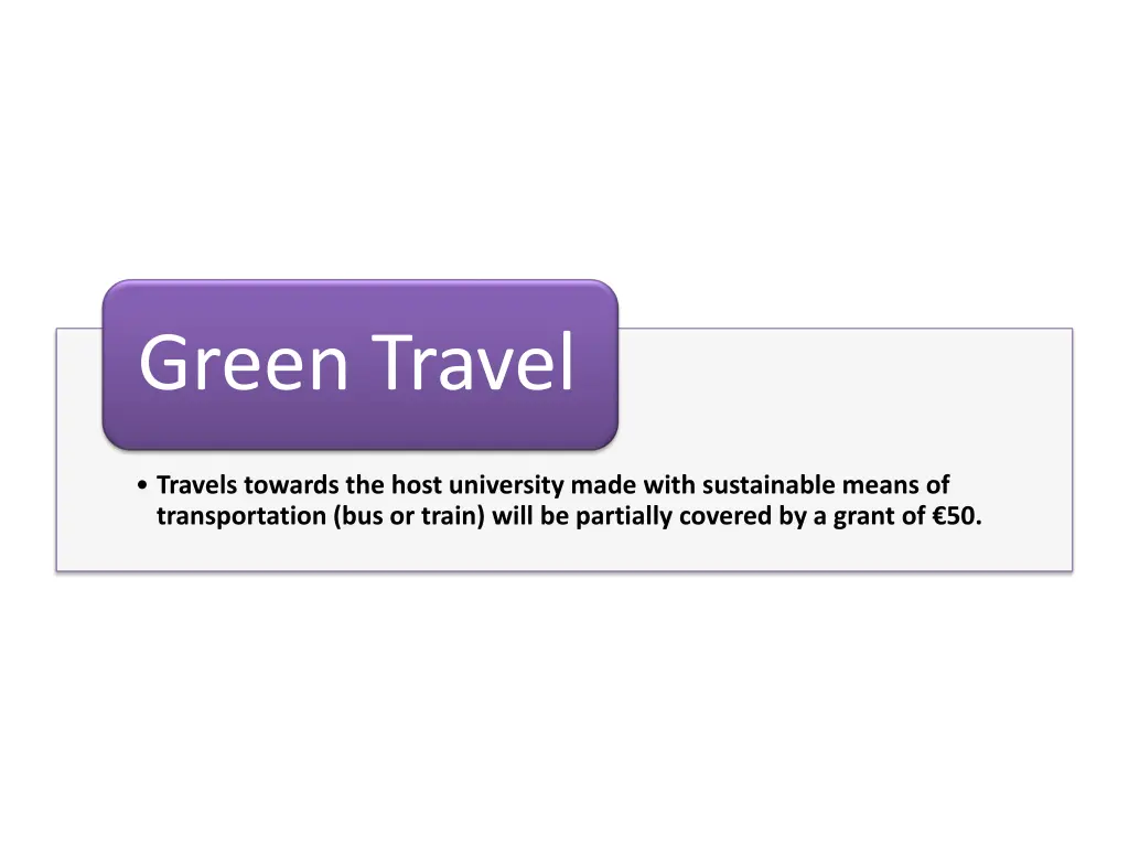 green travel