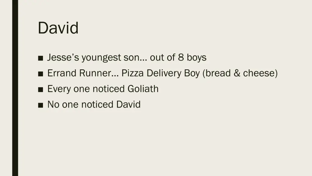 david