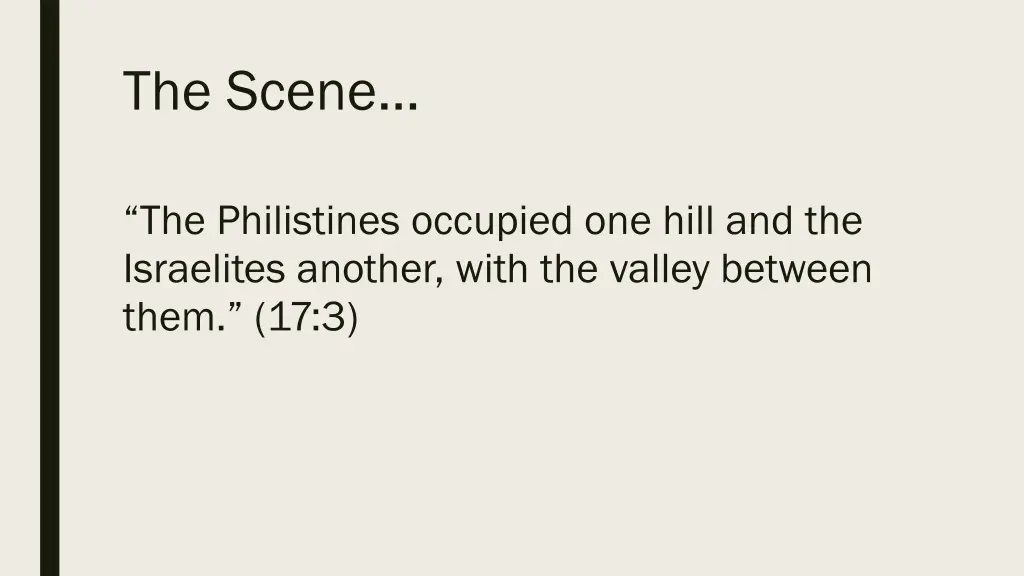 the scene