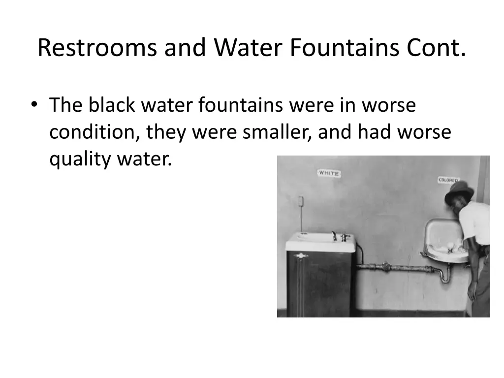 restrooms and water fountains cont 1