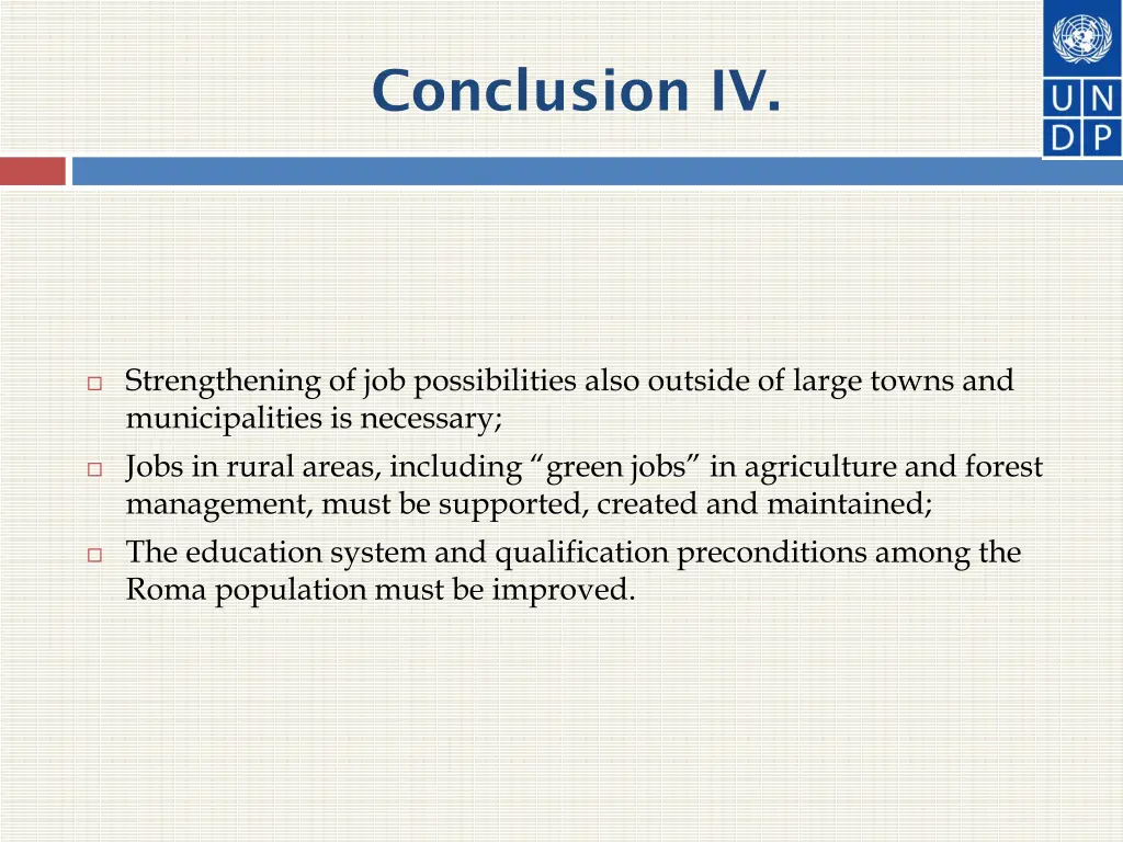 conclusion iv