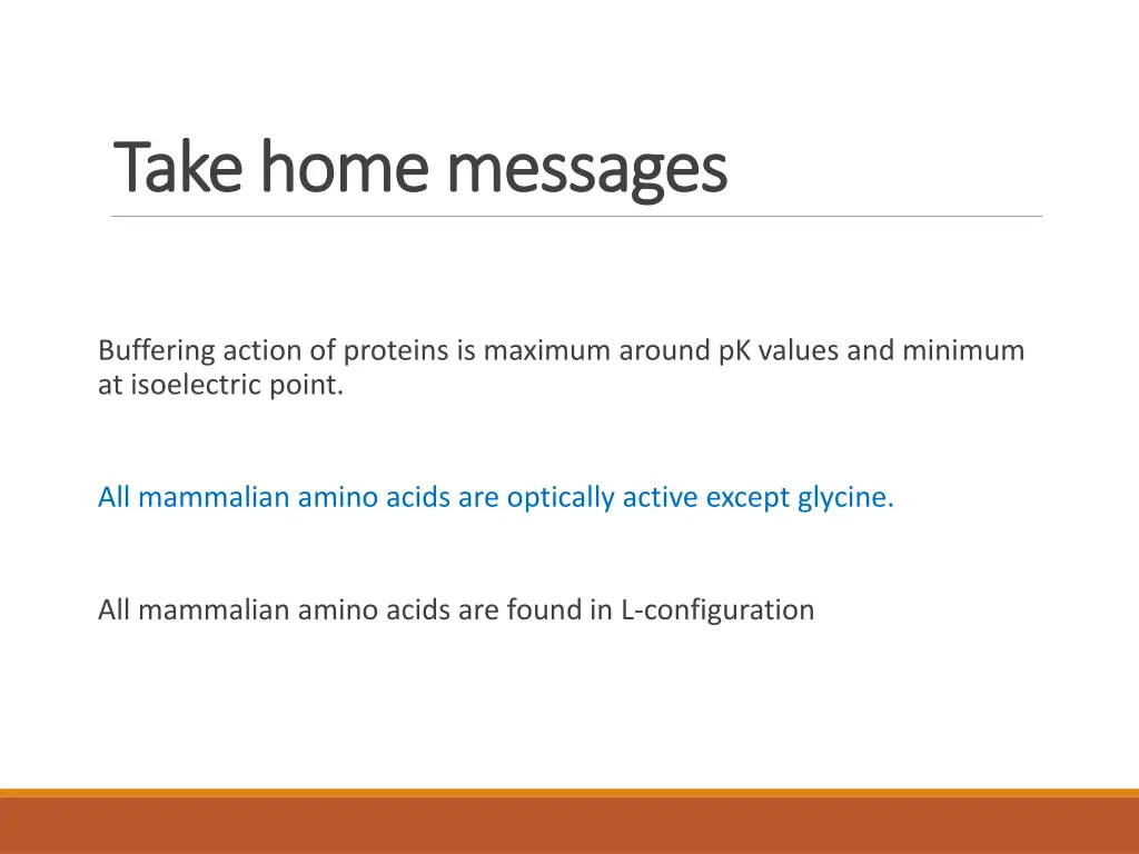 take home messages take home messages
